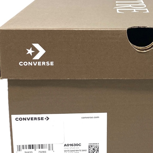 Converse One Star x NOTRE Low White Suede Canvas Women's Sneakers Custom A01630C - Picture 10 of 11